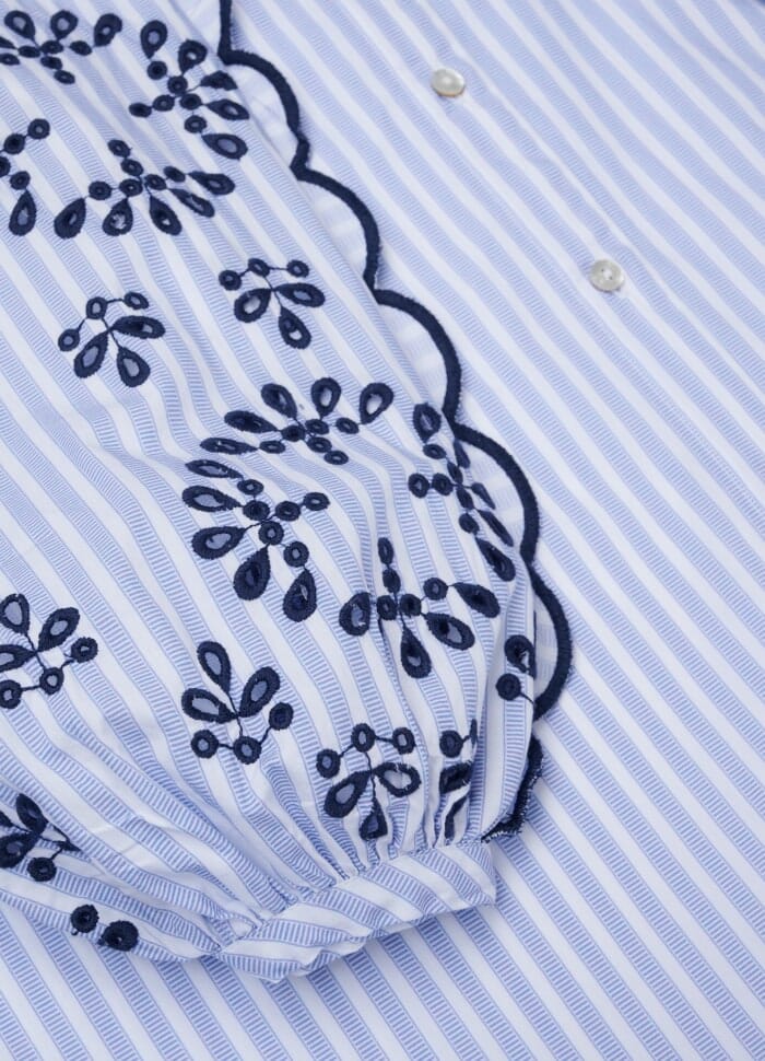 Forudbestilling - Sissel Edelbo - Elin Organic Cotton Dress SE 1196 - Ocean Kjoler