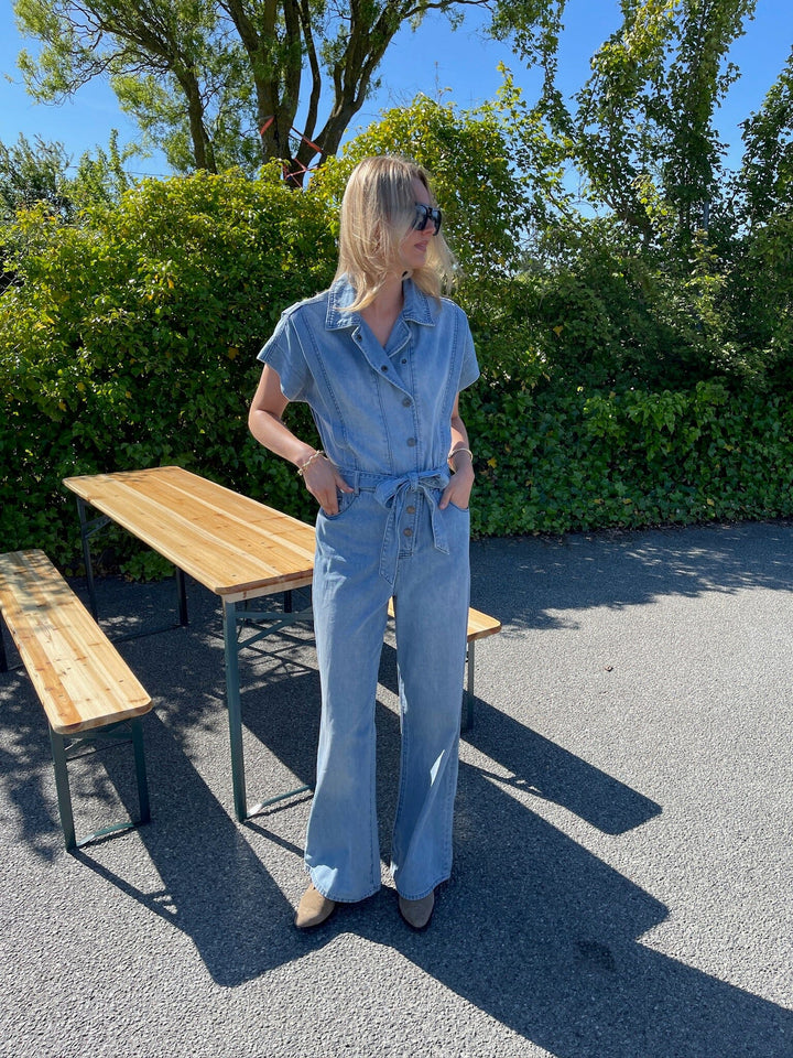 Forudbestilling - Sisters Point - Feba-Ju 18912 - 910 - L. Blue Wash Buksedragter