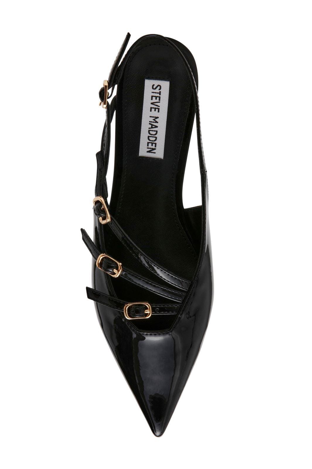 Steve Madden - Cianna Sandal SM11003709 - 018 Black Patent Ballerinaer