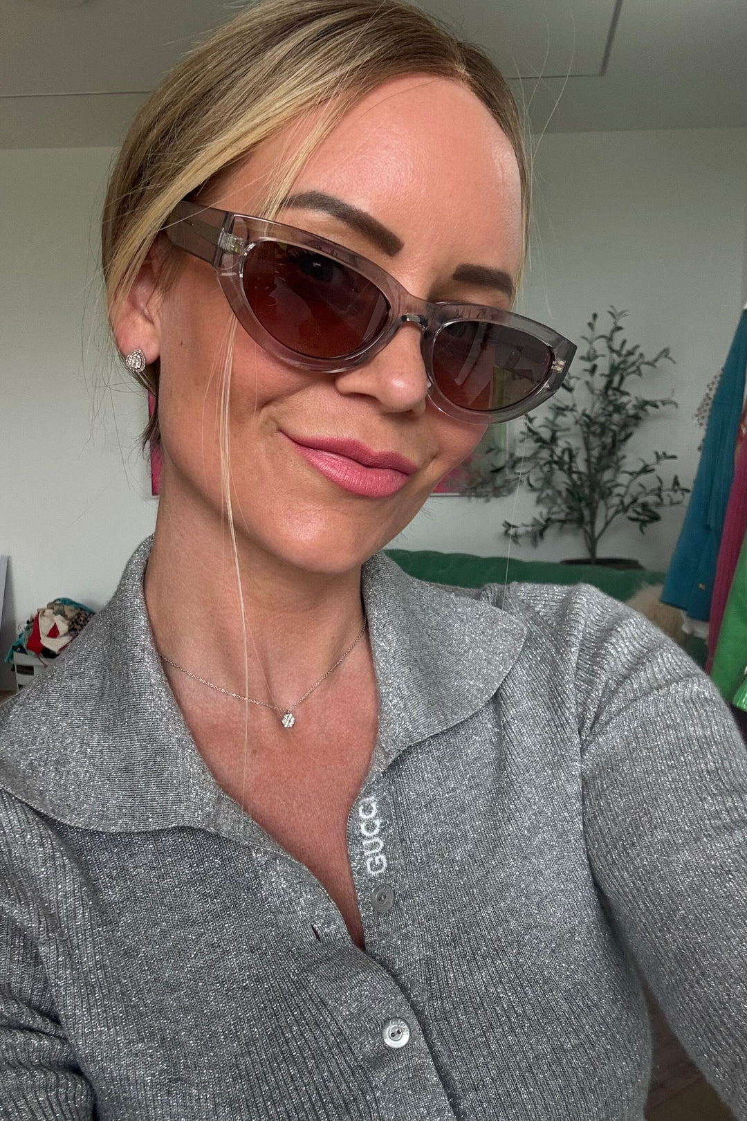 Forudbestilling - Valentin Studio - Audrey 1-004 - Rose Brown Solbriller