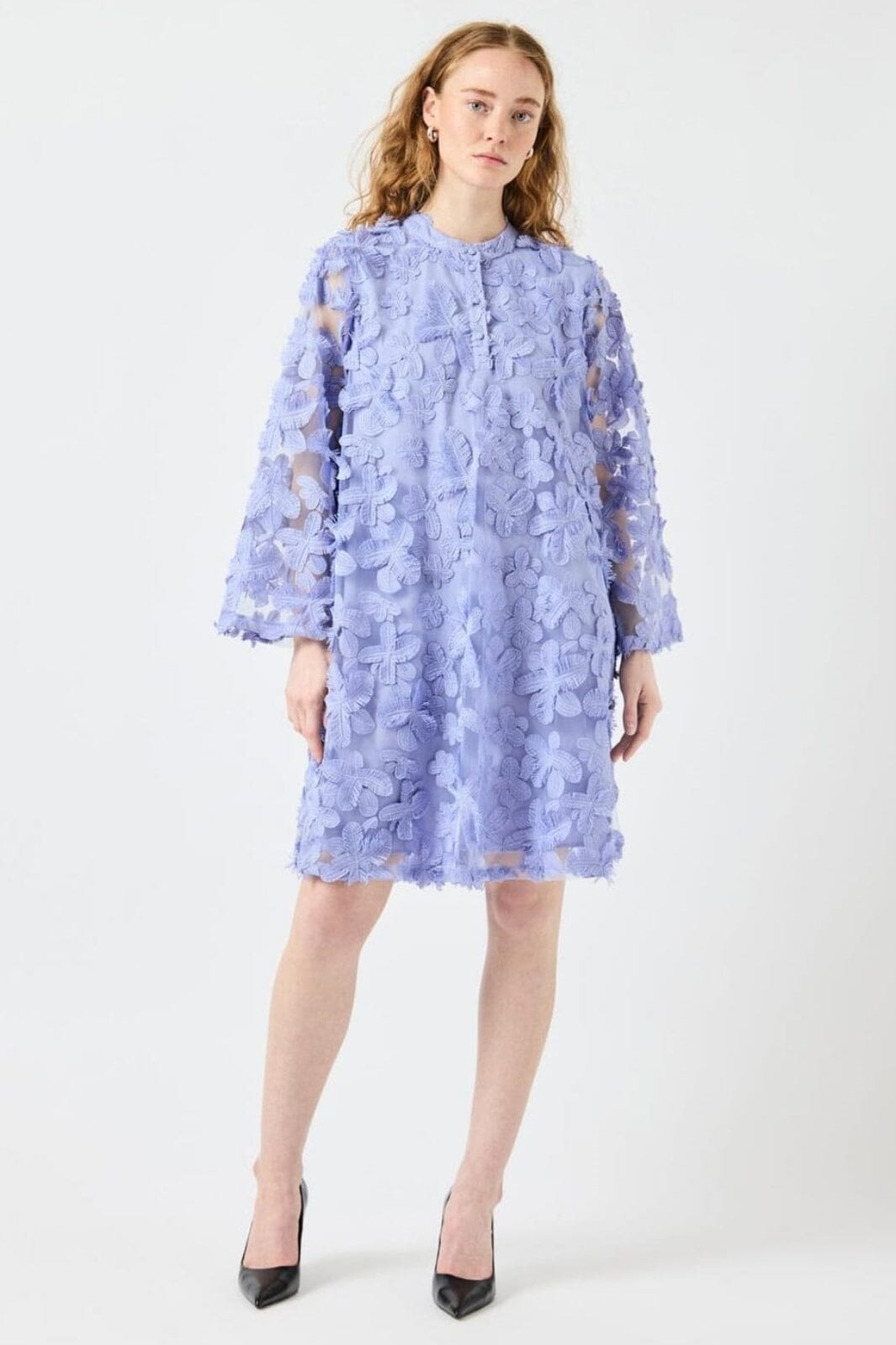 Y.A.S - Yaskarly 7/8 Short Dress - 4920193 Blue Heron