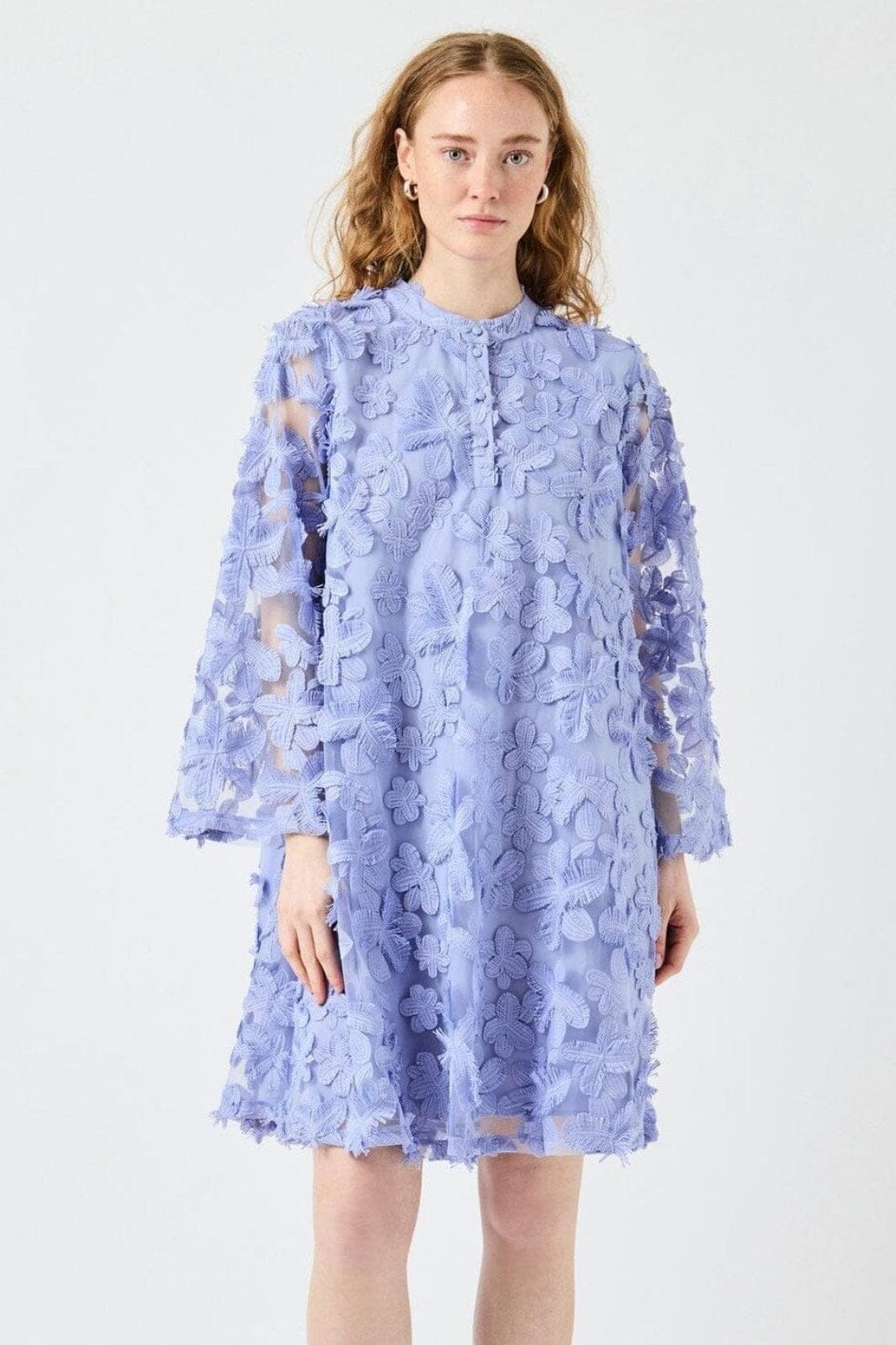 Y.A.S - Yaskarly 7/8 Short Dress - 4920193 Blue Heron