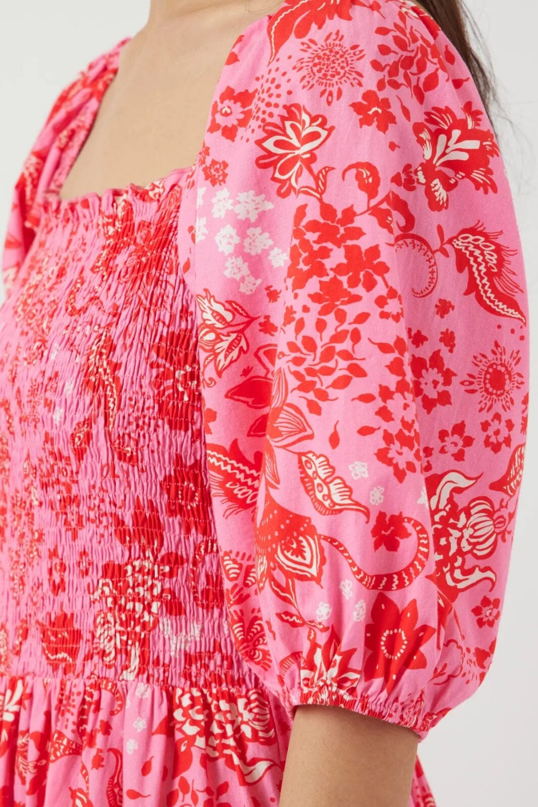 Forudbestilling - Y.A.S - Yasparisa 2/4 Ankle Dress - 4841596 Sachet Pink Parisa Print