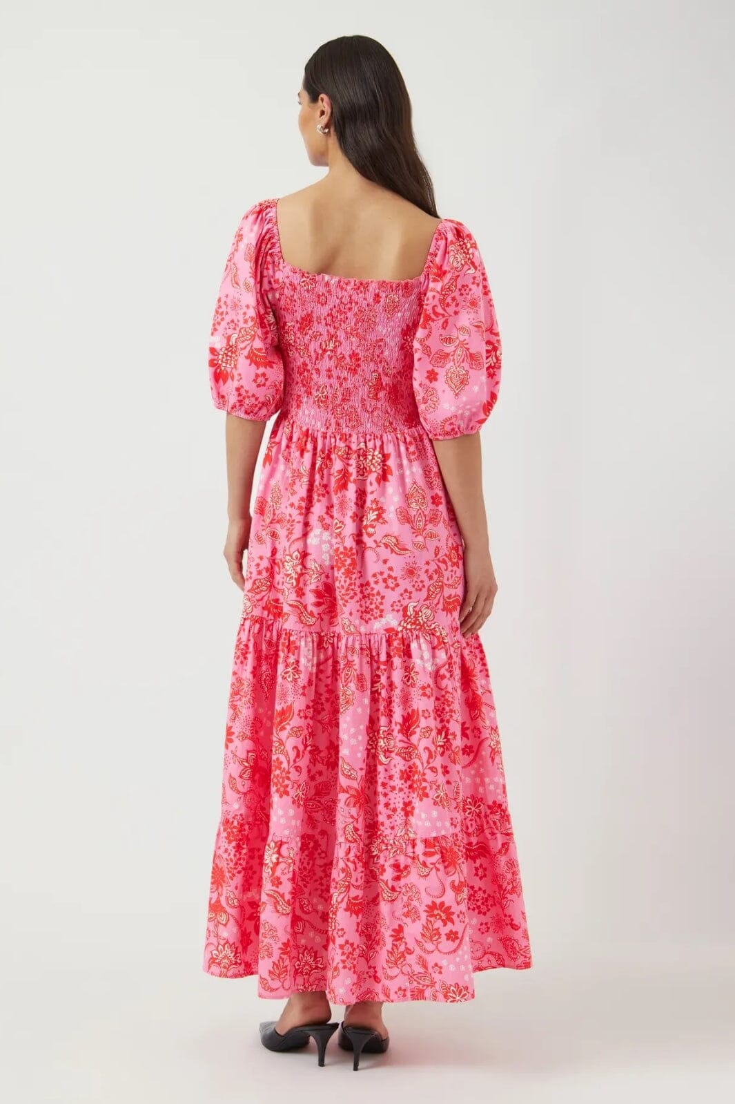 Forudbestilling - Y.A.S - Yasparisa 2/4 Ankle Dress - 4841596 Sachet Pink Parisa Print