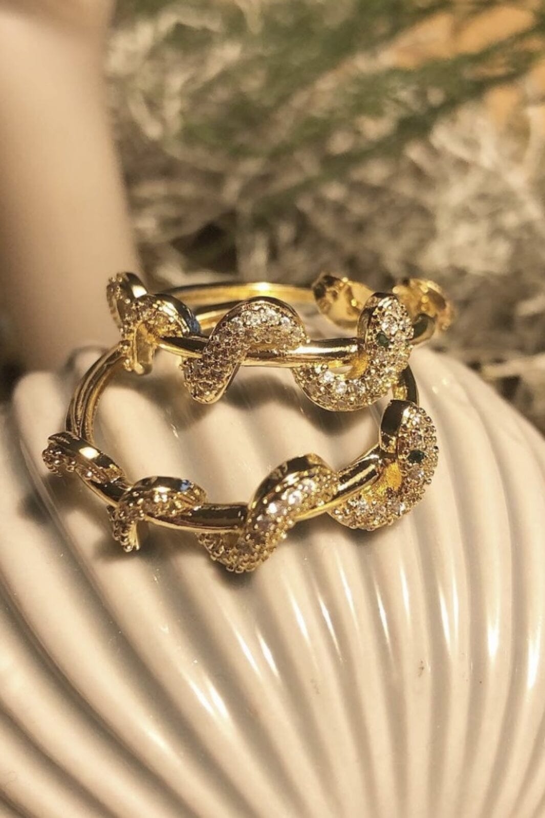 FRIIHOF+SIIG - Cool Snake Øreringe (1 par) Øreringe