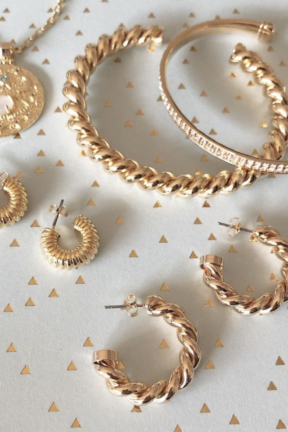 Friihof+siig - Ørering Zobel Creol (1 sæt) Øreringe