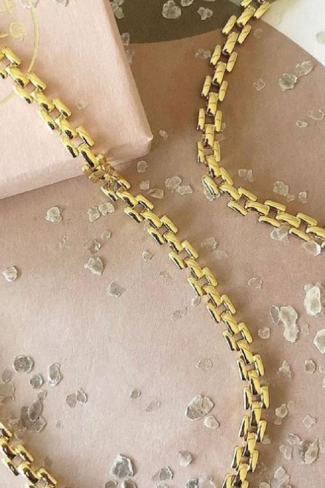 FRIIHOF+SIIG - Square Kæde Øreringe