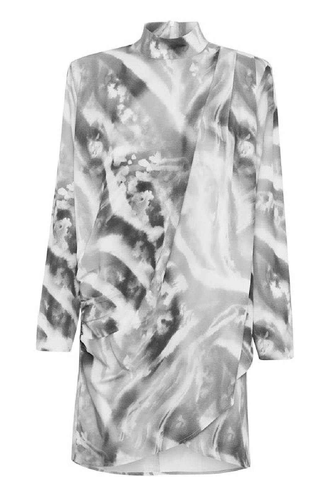 Gestuz - Aronagz P Short Dress 10909723 - 107039 - Blacknwhite Animal Kjoler