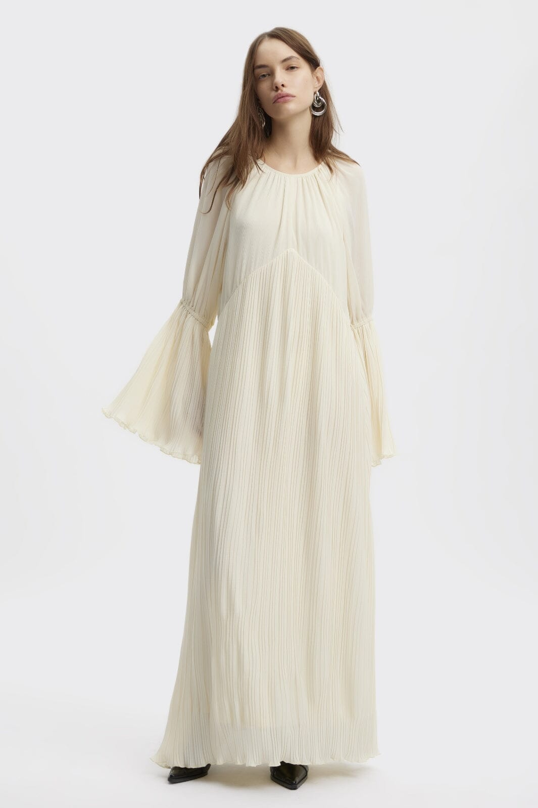 Gestuz - CelesteGZ maxi dress - Ethereal Green Kjoler