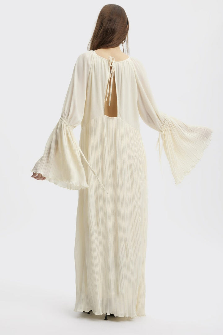 Gestuz - CelesteGZ maxi dress - Ethereal Green Kjoler