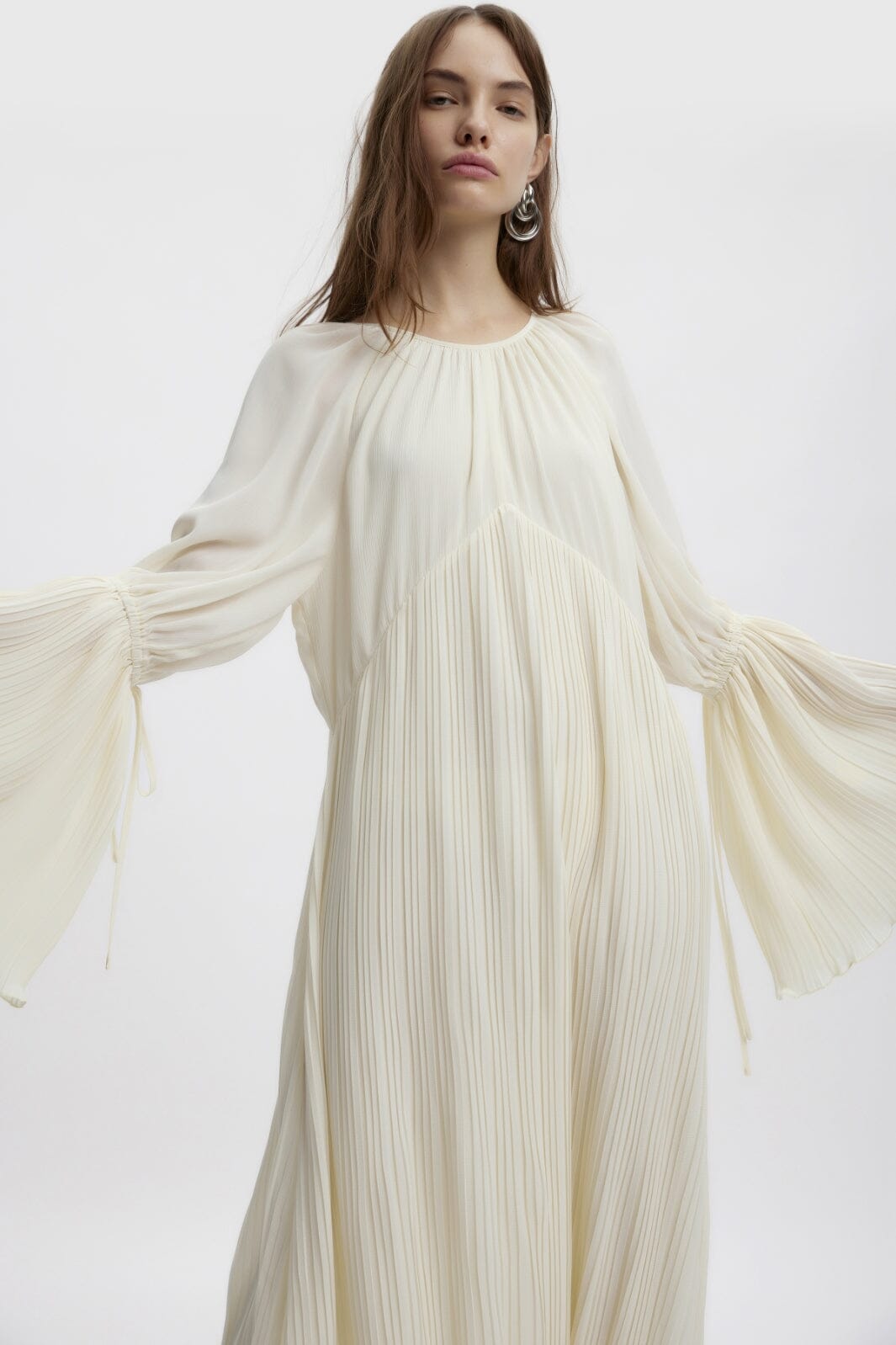 Gestuz - CelesteGZ maxi dress - Ethereal Green Kjoler