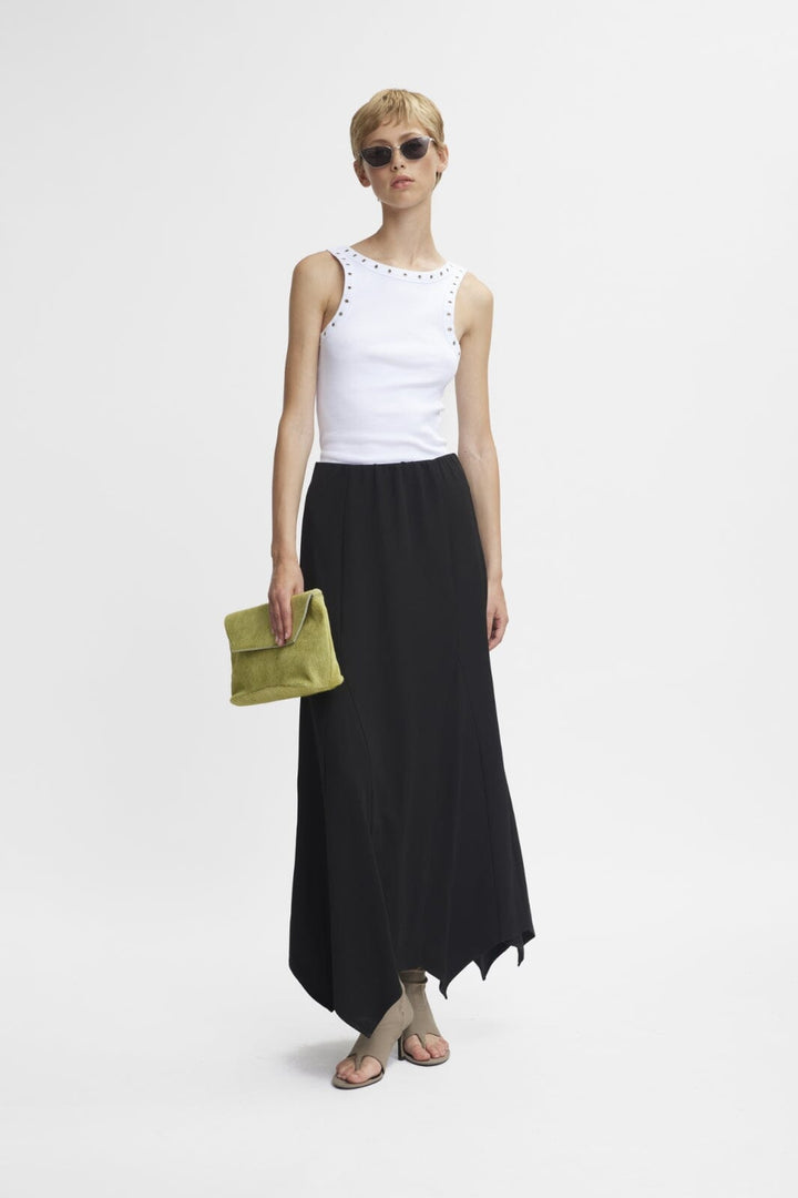 Gestuz - DrewGZ eyelet tank top - Bright White Toppe