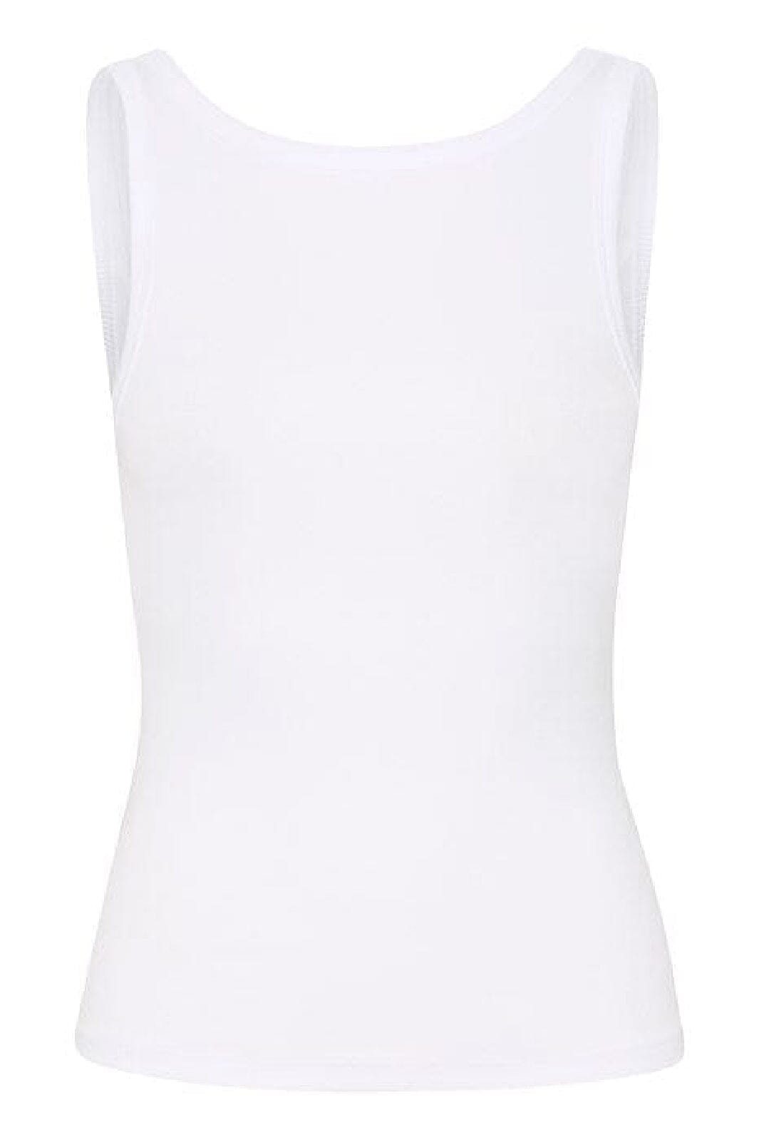 Gestuz - DrewGZ sl reversible top NOOS - Bright White Toppe