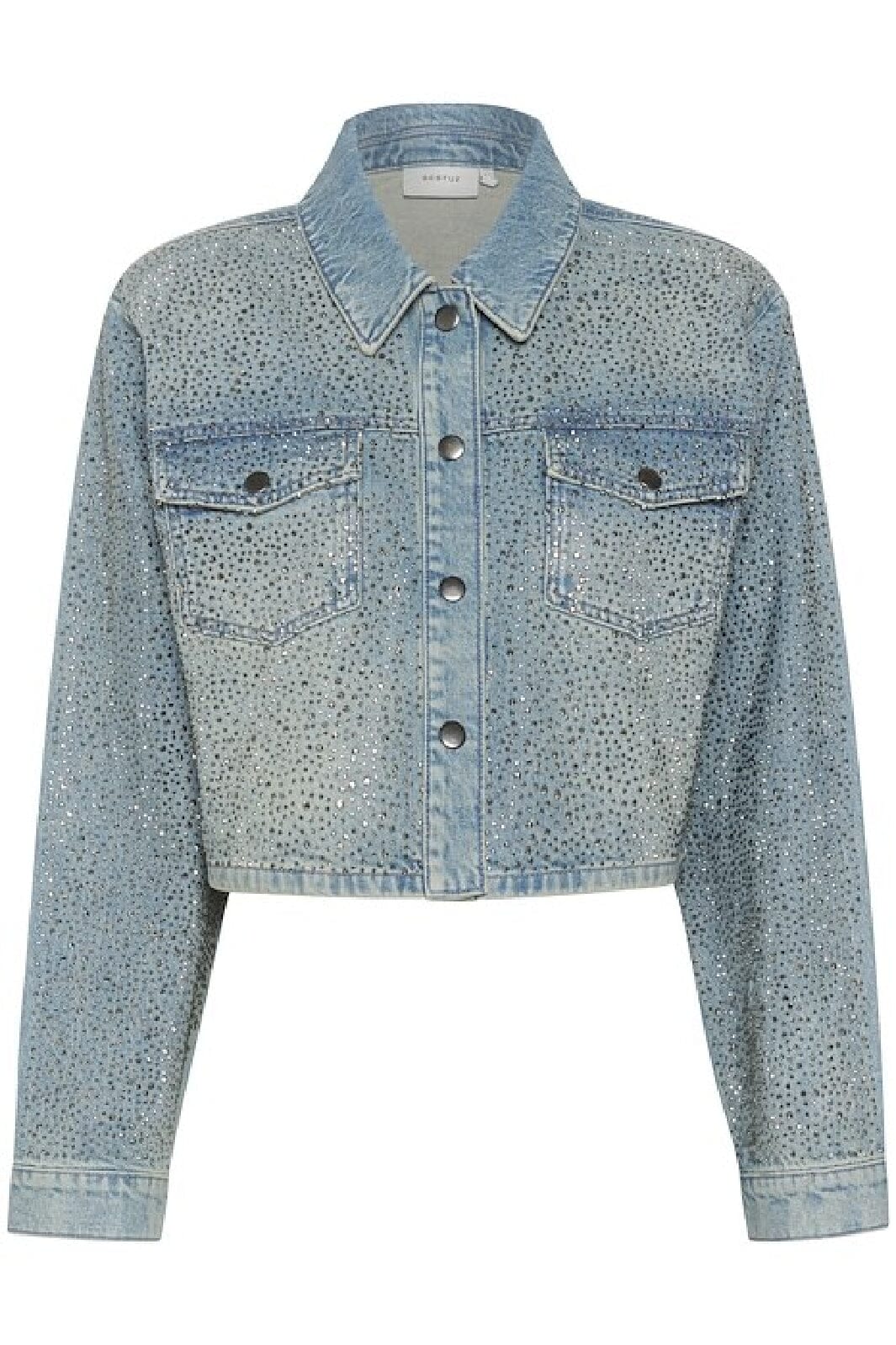 Gestuz - NadivaGZ jacket - Mid blue washed Jakker