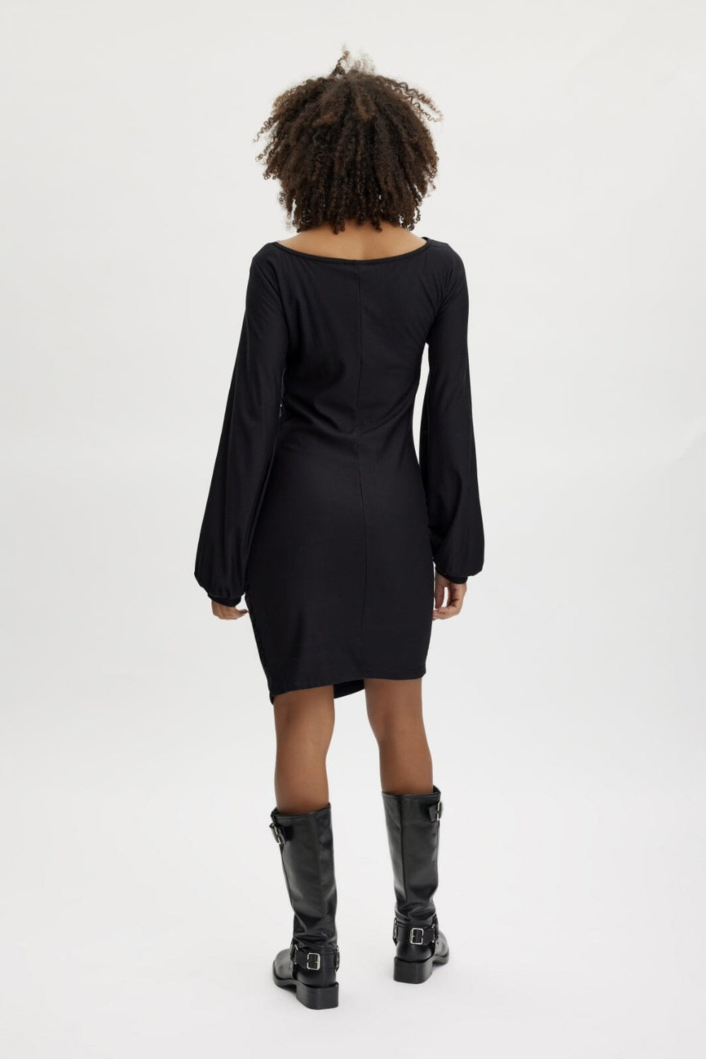 Gestuz - RifaGZ ls dress - Black Kjoler