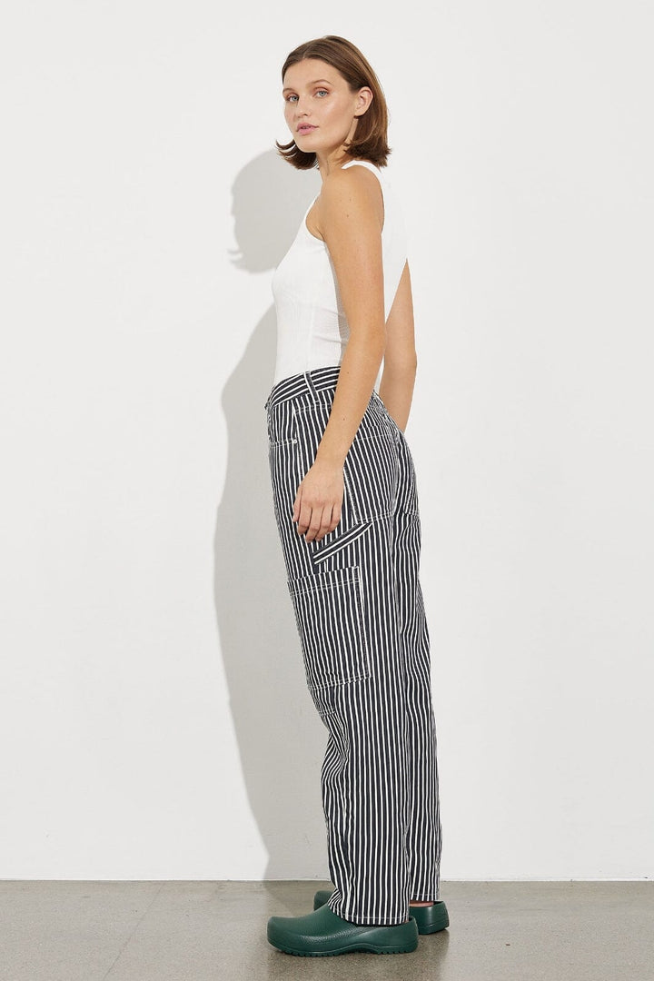 Global Funk - Emilu-G - Navy blue stripe Bukser