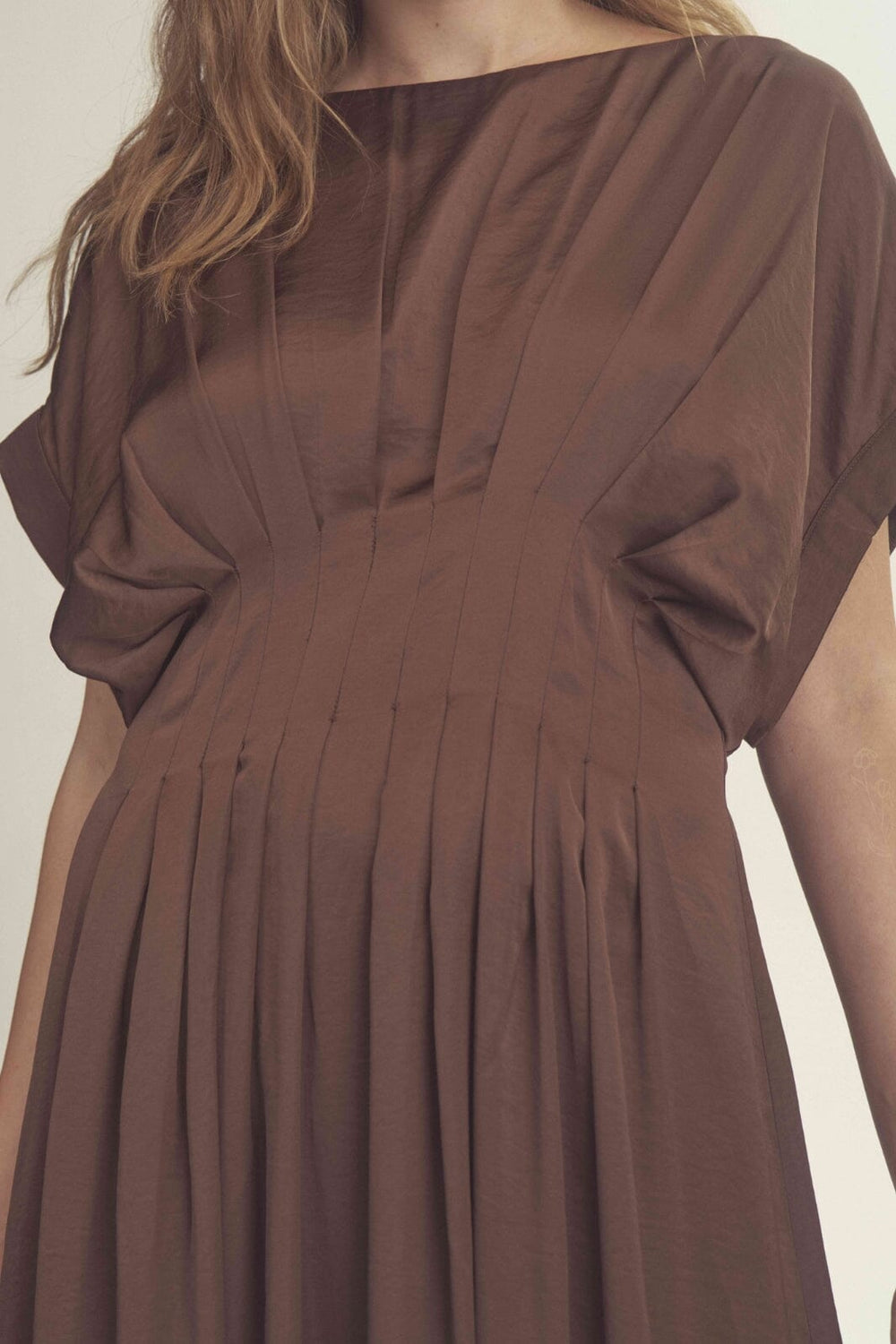 Gossia - Berbellgo Dress G2689 - Choko Brown Kjoler