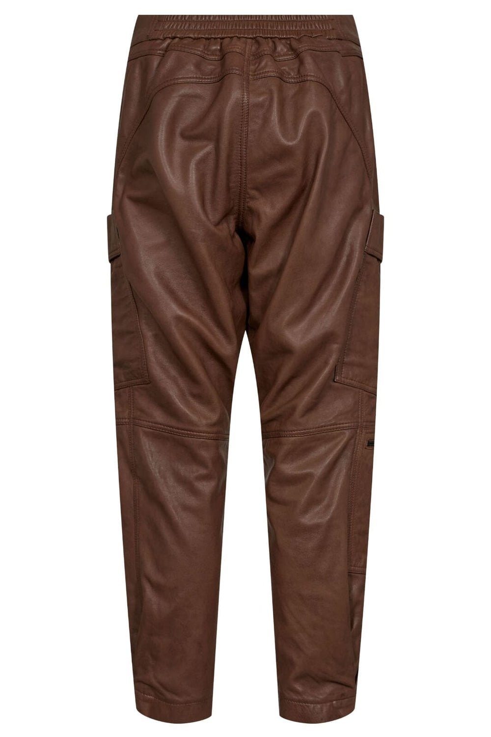 Gossia - CinnaGO Jo Leather Pants - Cognac Bukser