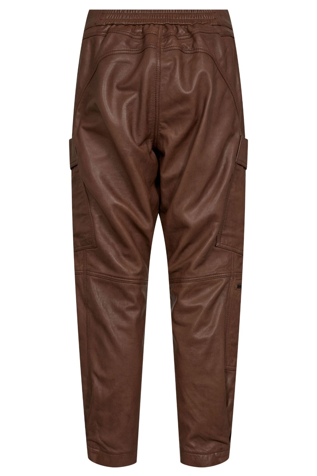 Gossia - CinnaGO Jo Leather Pants - Cognac Bukser