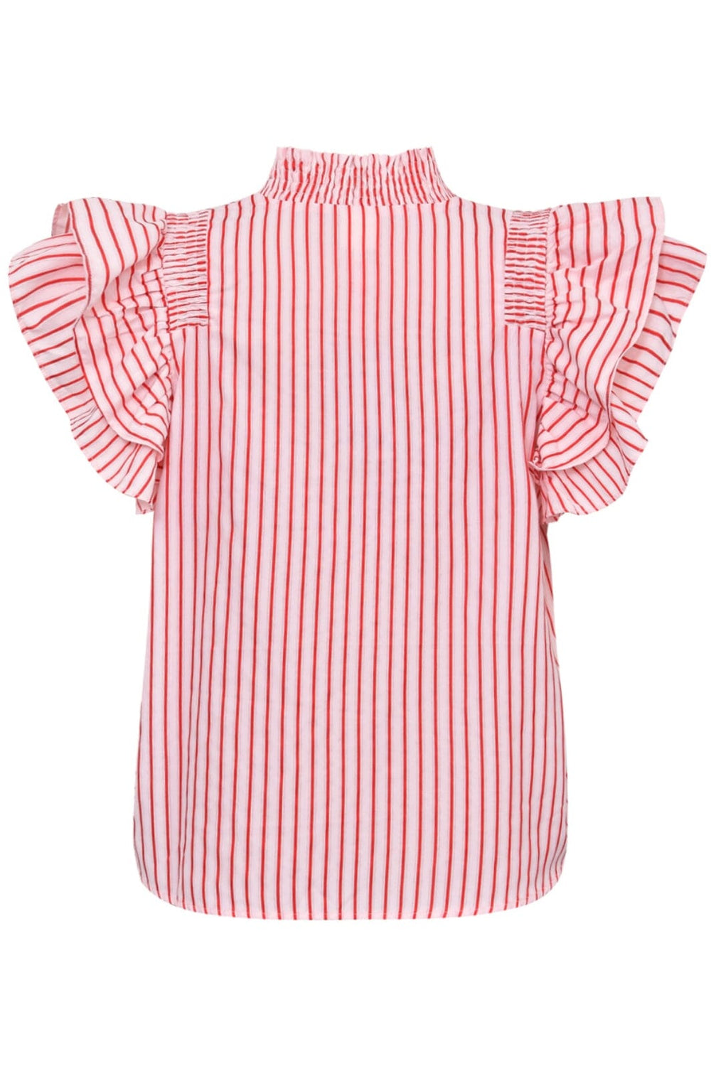 Gossia - Dalilago Blouse - Creme Red Stripes Bluser
