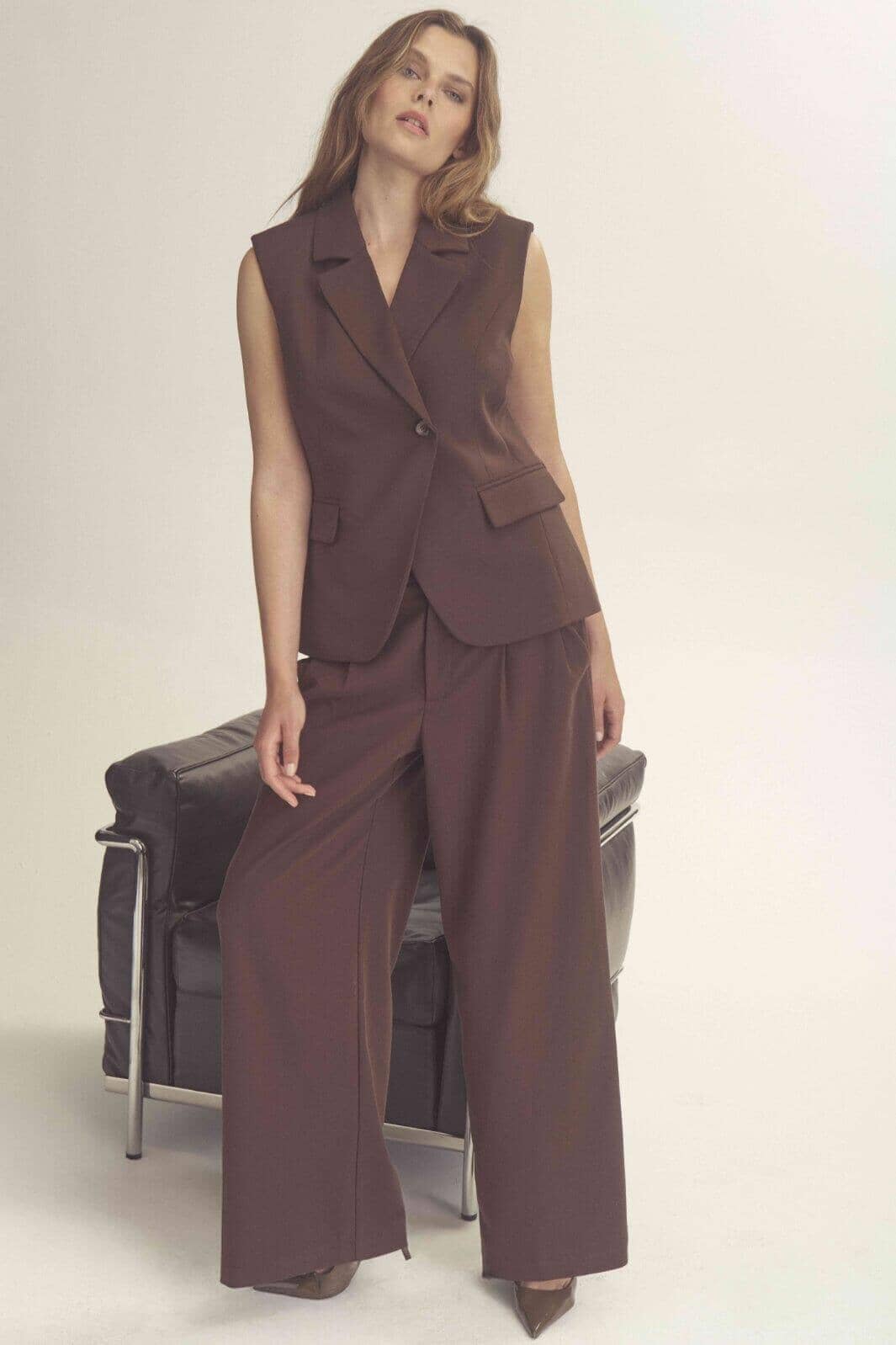 Gossia - Denicego Pants G2670 - Coffee Bukser