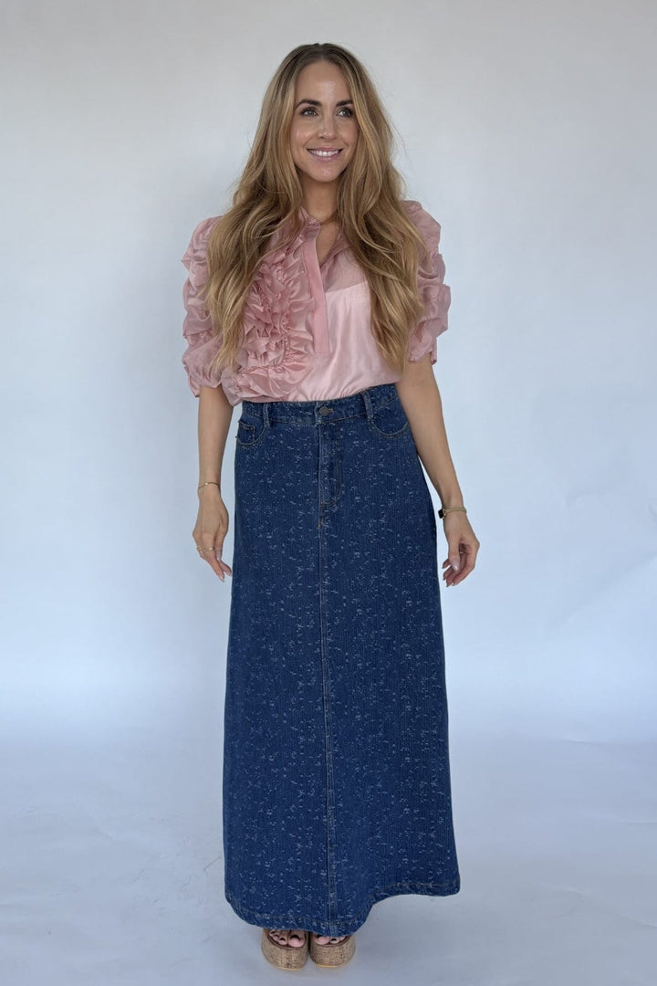 Gossia - Gigigo Skirt G2564 - Blue Denim Nederdele