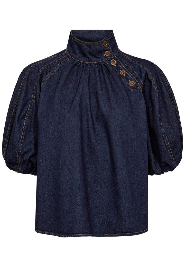 Gossia - Lululugo Blouse G2543 - Denim Blue Bluser