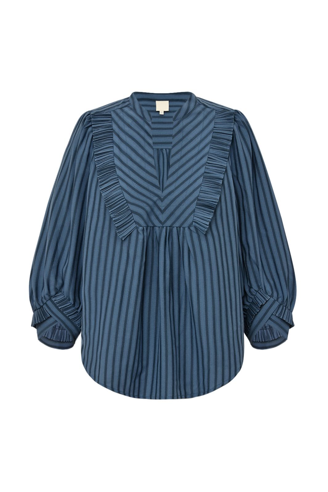 Gossia - Meego Liv Blouse G2731 - Blue Stripes
