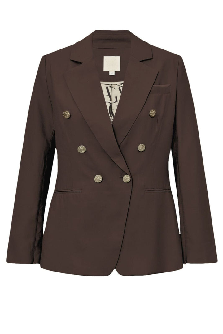 Gossia - Paulago Blazer G1771 - Coffee Blazere