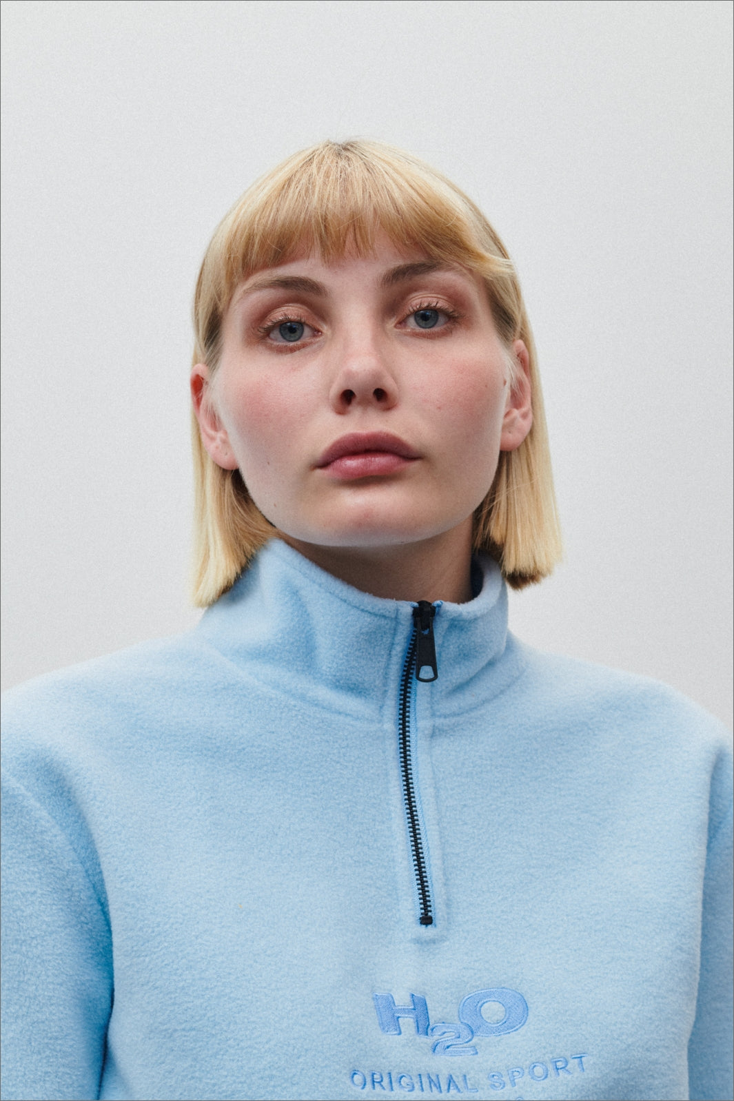 H2O - Blåvand II Fleece Half Zip - Baby Blue Fleece jakker
