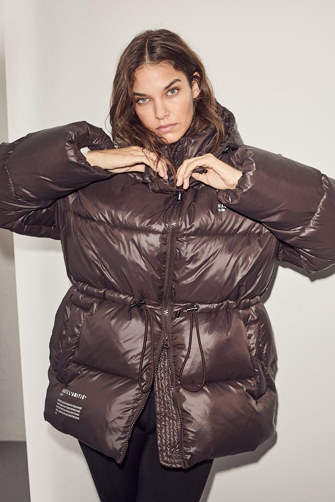 Haute L'Amitié - Climb Puffer Jacket HL10186 - Mocca Jakker
