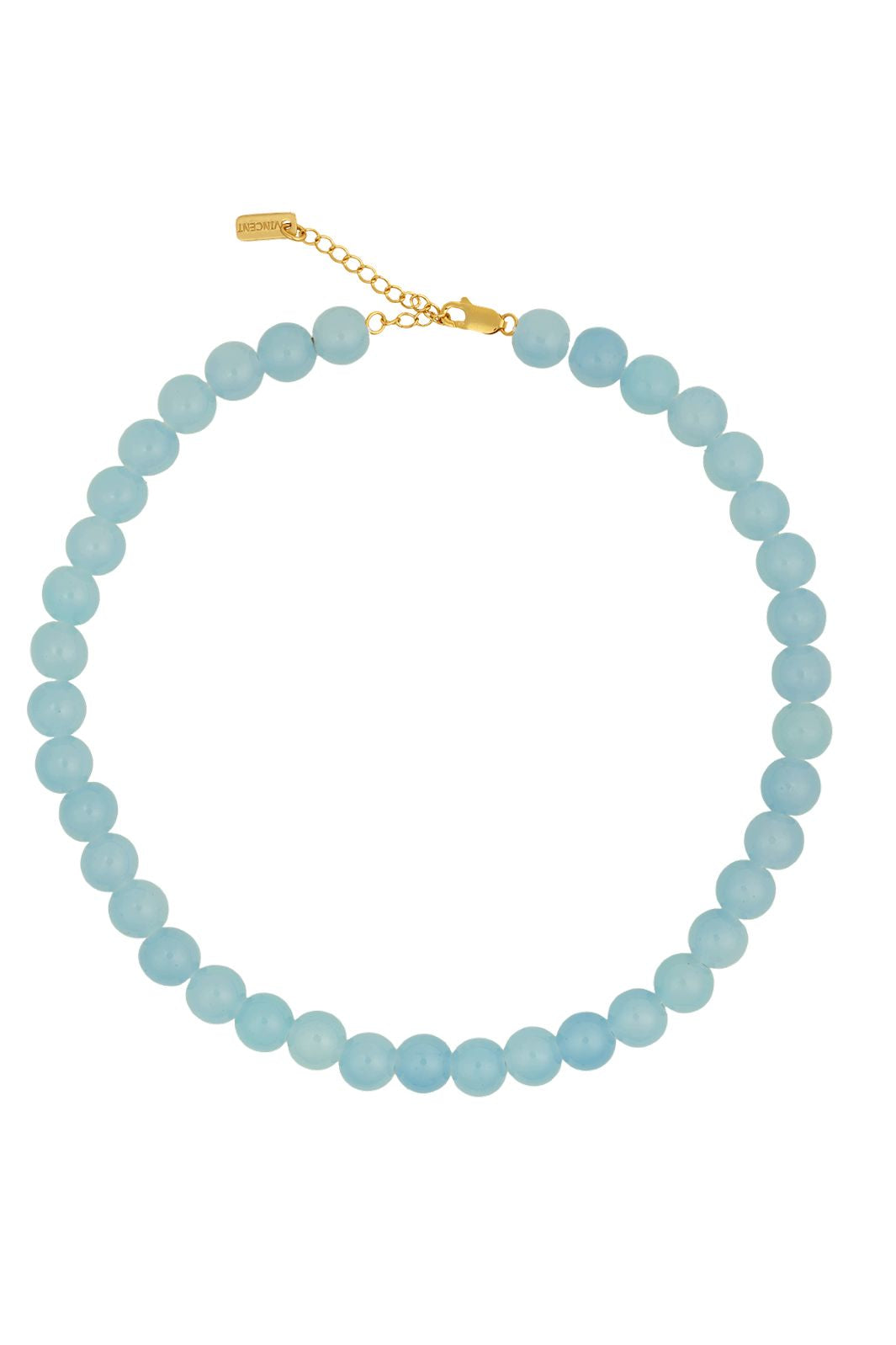 Voorbestelling - House Of Vincent - Candy Coral Lagoon M Necklace VJ233-UNG-B-M - Light Blue - Gilded