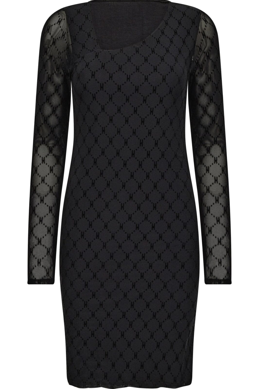 Hype The Detail - Mesh Dress 360-98 - 9 Sort Kjoler