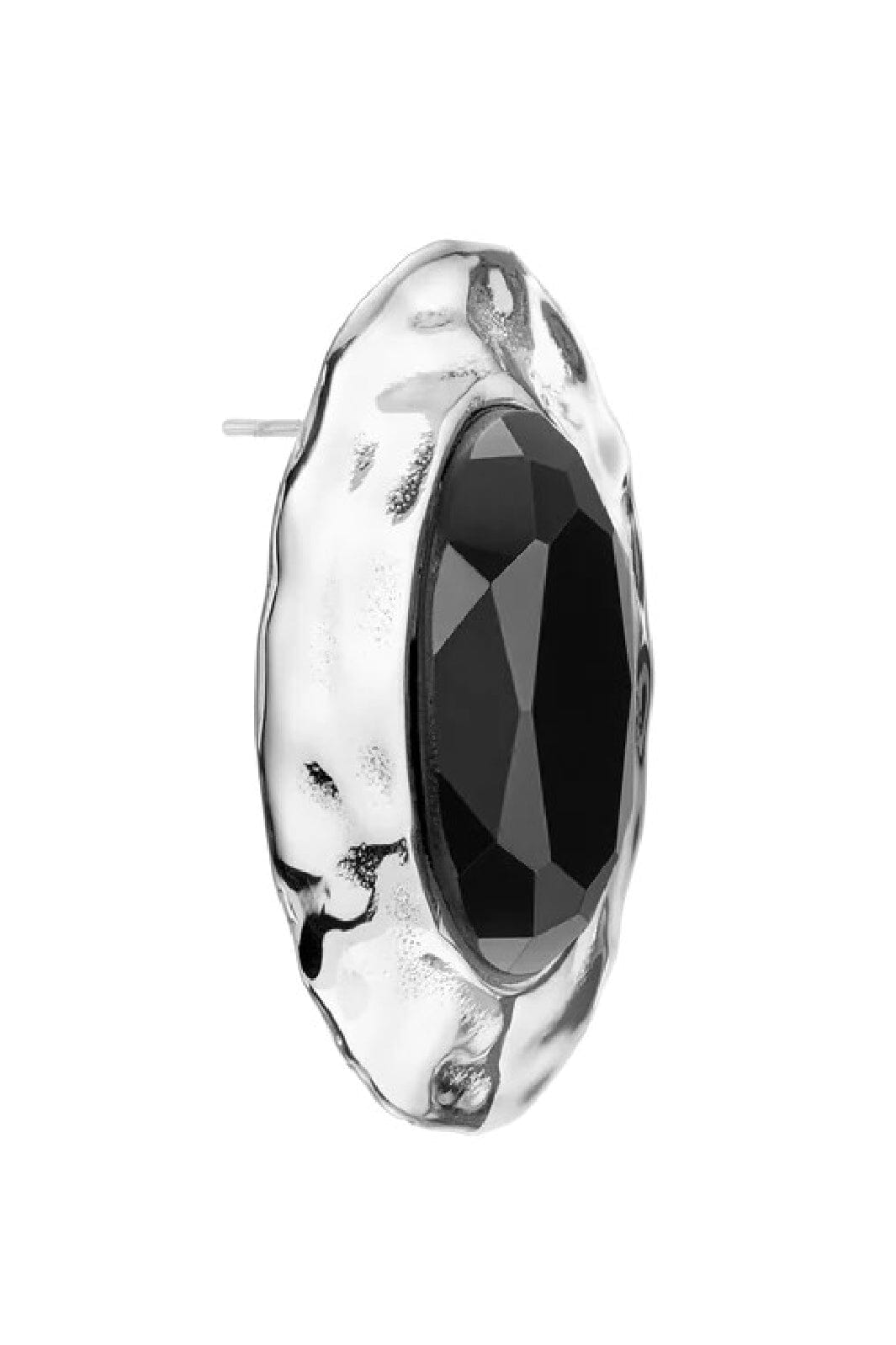 Jane Kønig - Oval Earring KKOE-XJK25-S_PAIR - Forsølvet