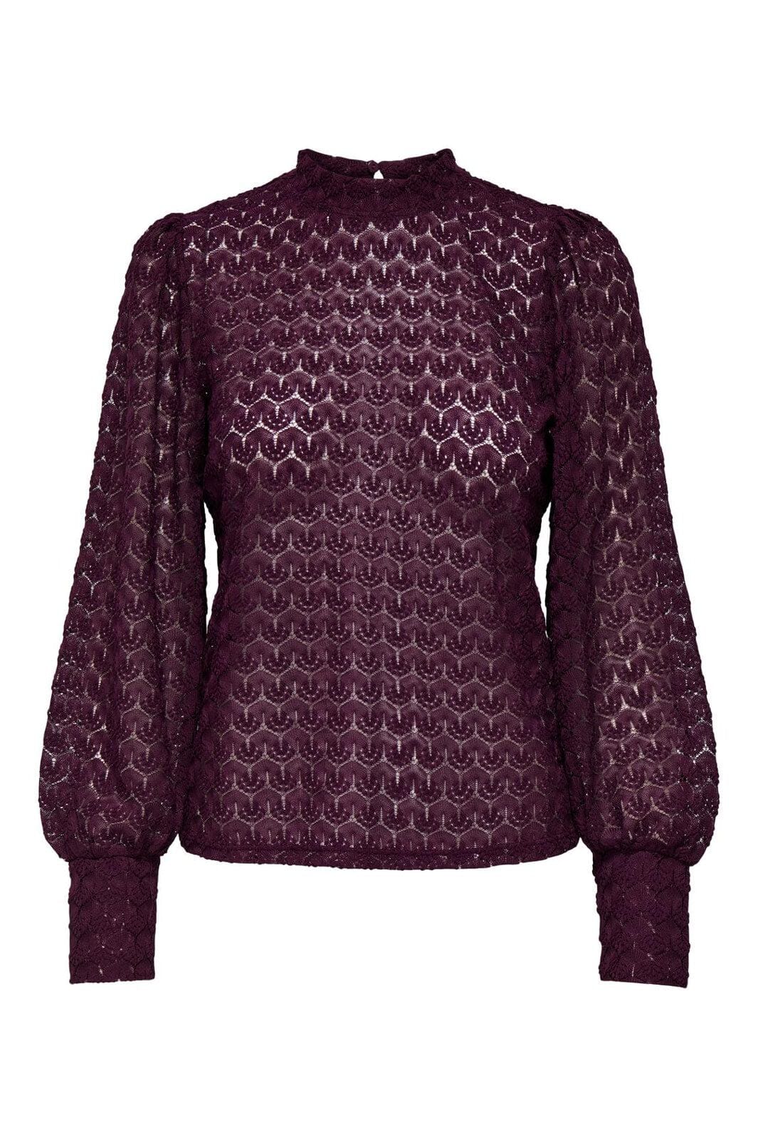 JDY - Jdyavery L/S Lace Top - 4745112 Fig