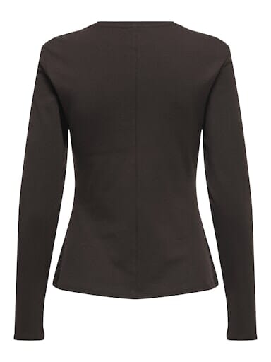 JDY - Jdyeva L/S Top - 5034425 Black Coffee Bluser