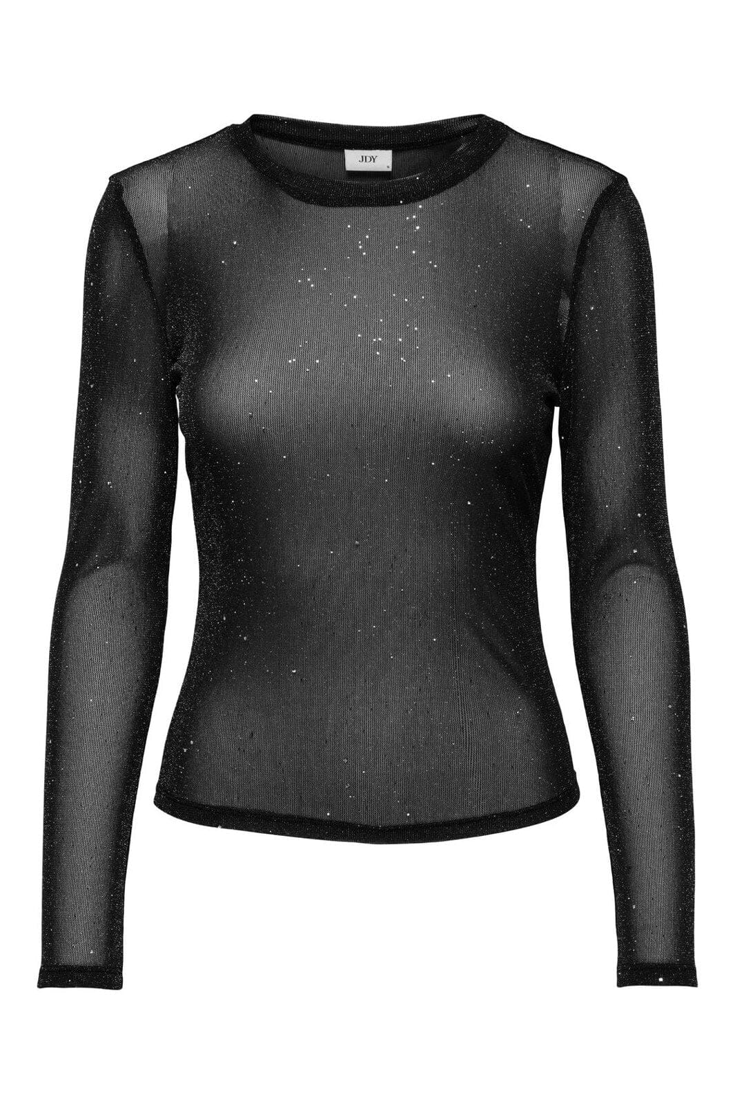 JDY - Jdykia Elsa L/S O Neck Top Dia - 4718240 Black