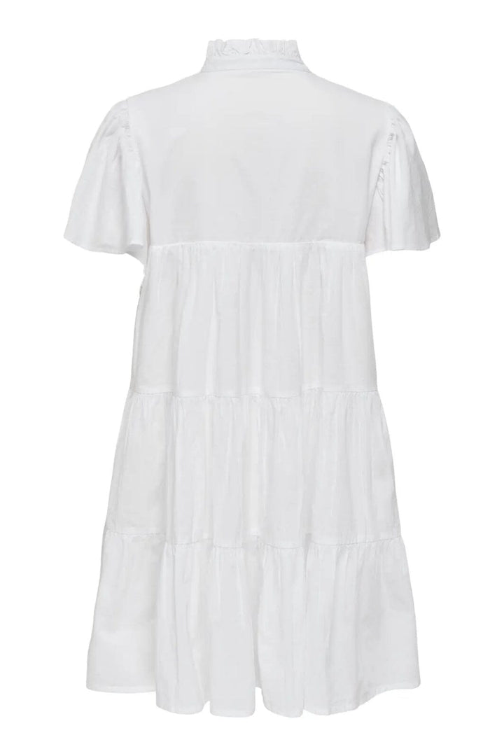 JDY - Jdynaya S/S Shirt Dress - 4894013 Cloud Dancer