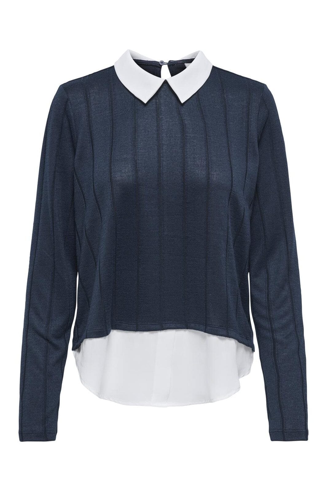 JDY - Jdytonsy Tiger L/S Detail Top Dia - 4845397 Total Eclipse Cloud Dancer