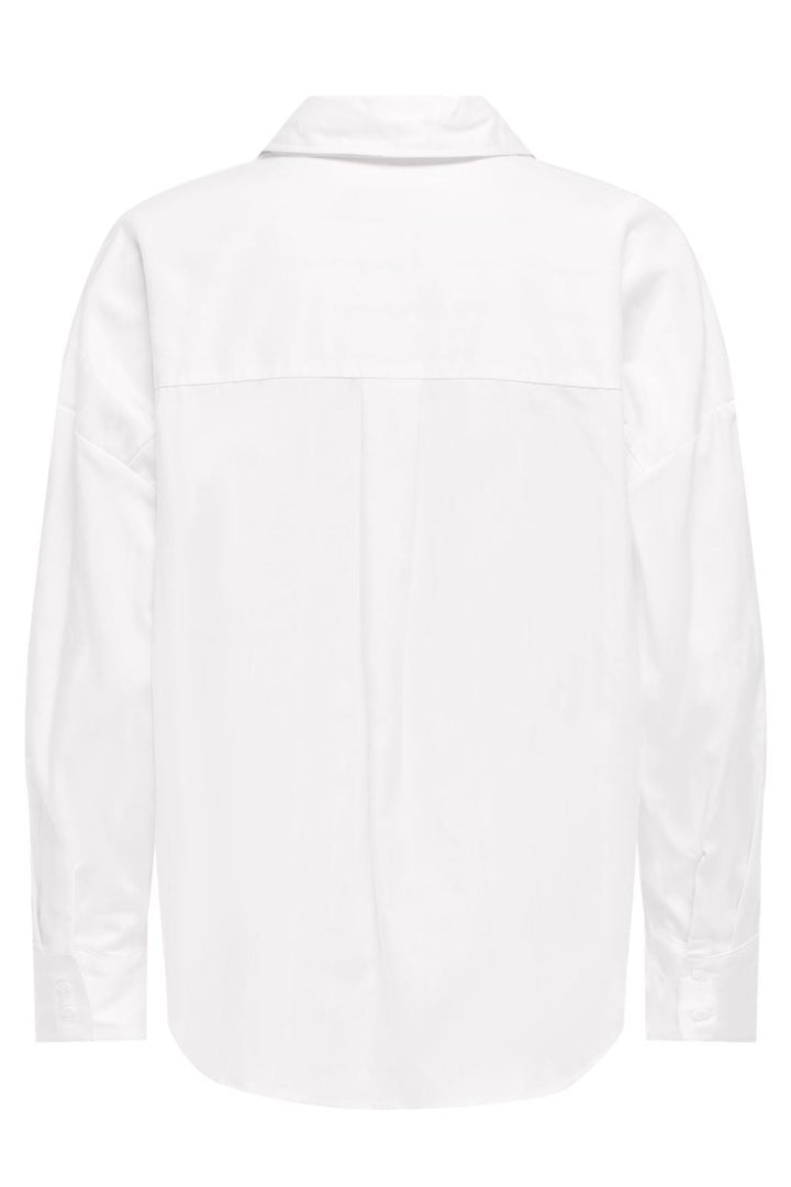 JDY - Jdyvesper L/S Loose Shirt - 4815310 White Skjorter