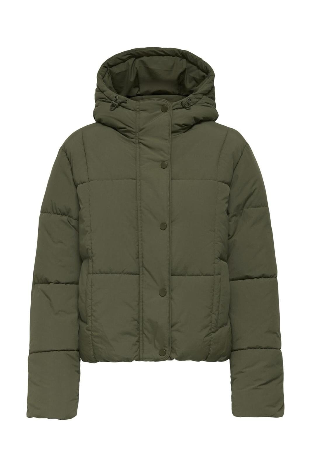JDY - Jdywonder Short Hood Puffer Sij - 4815520 Ivy Green