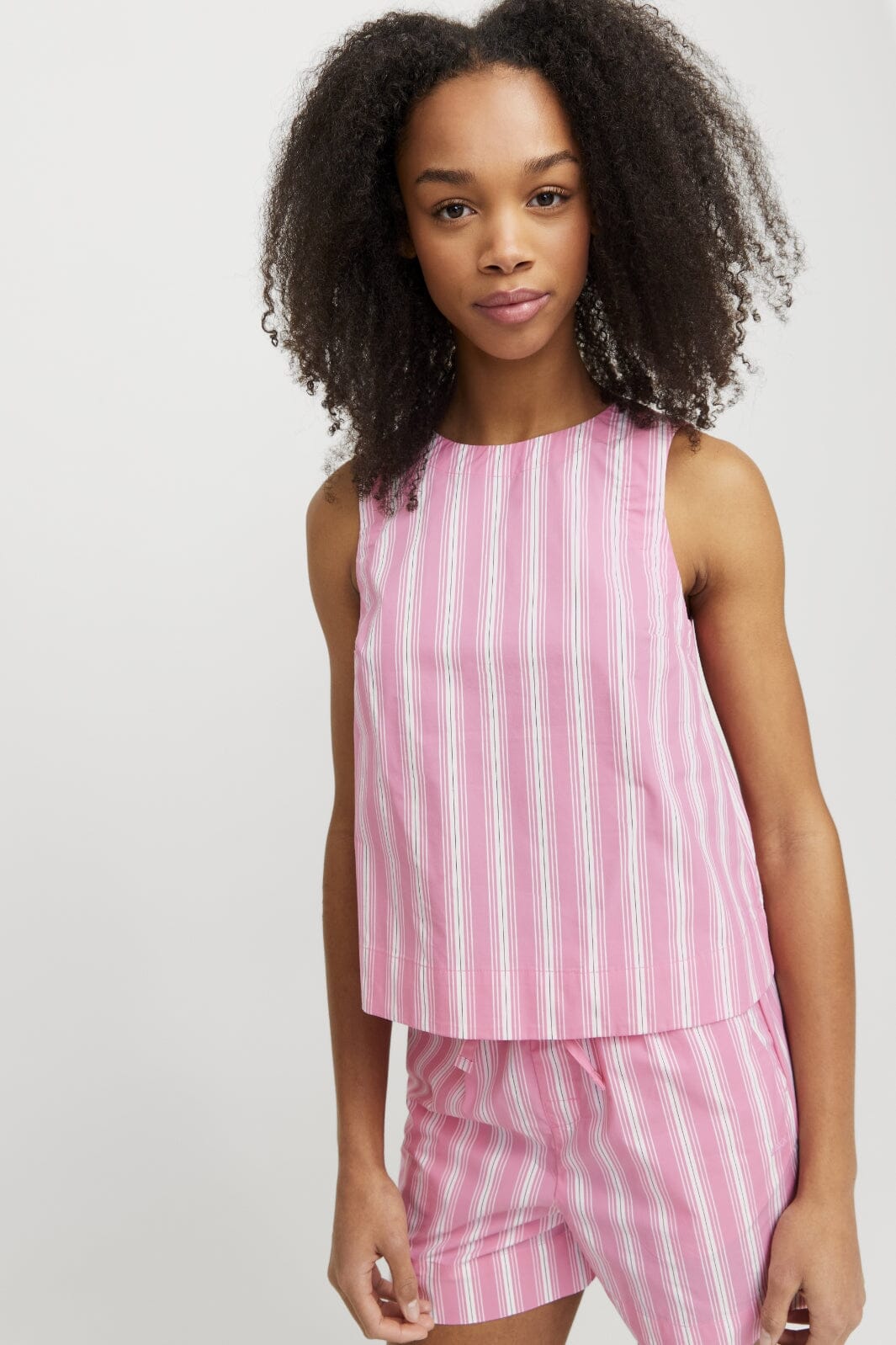 Jjxx - Jxava Poplin Sl Top - 4652000 Morning Glory Striped