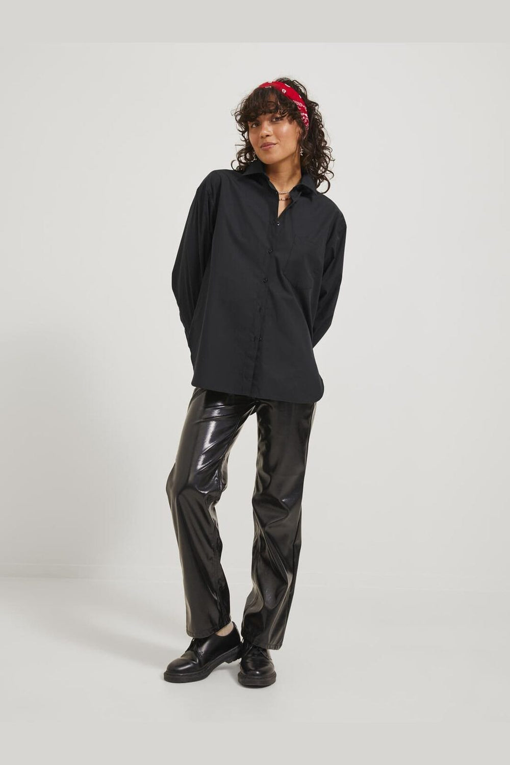 Jjxx - Jxjamie Ls Relaxed Poplin Shirt - 3859304 Black