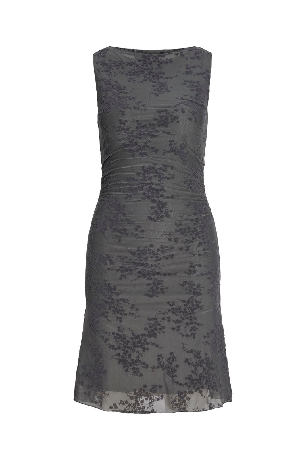 Jjxx - Jxjasmin Minna Flock Sl Dress Ln - 5034522 Steel Gray Kjoler