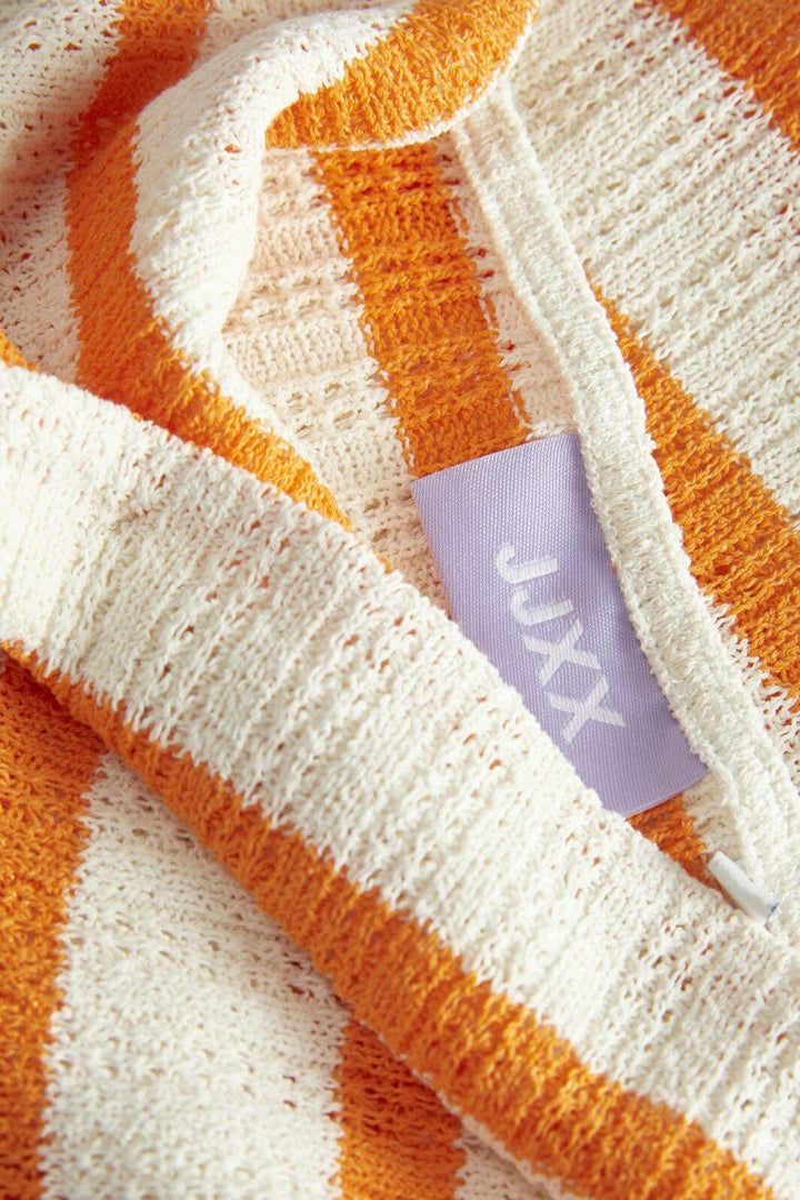 Jjxx - Jxlinnea Bandeau Twist Top - 4759377 Persimmon Orange Vanilla Ice Toppe