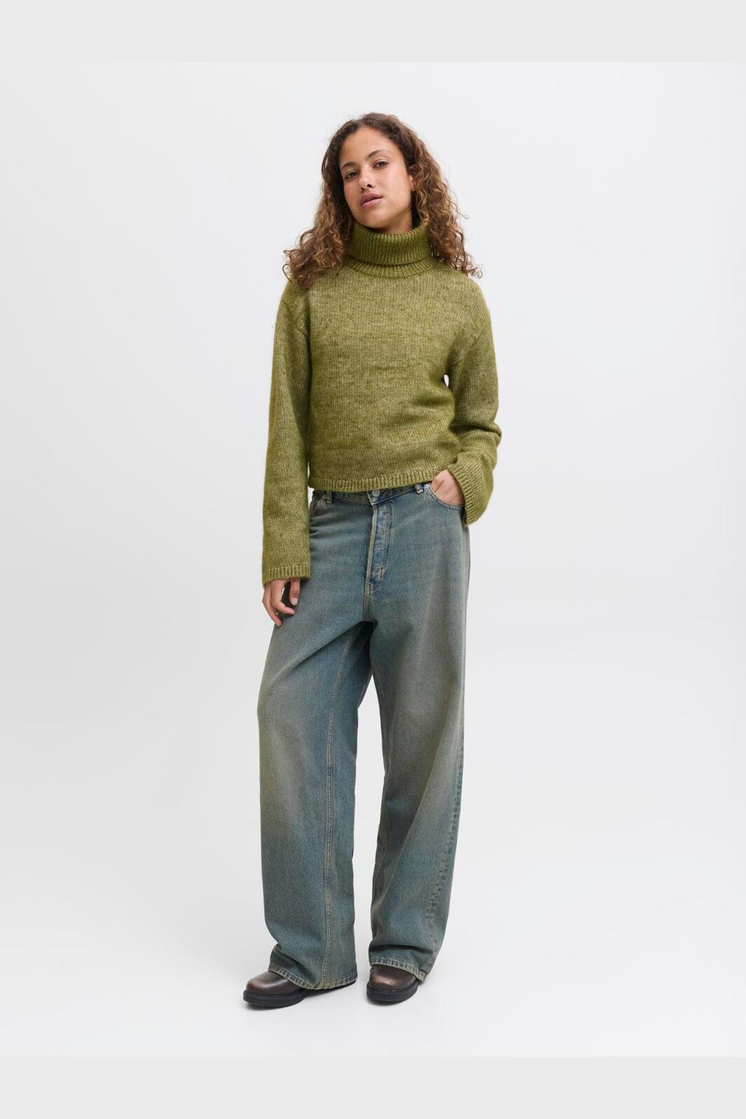 Jjxx - Jxrosanna Roll Neck Knit - 4898558 Mayfly