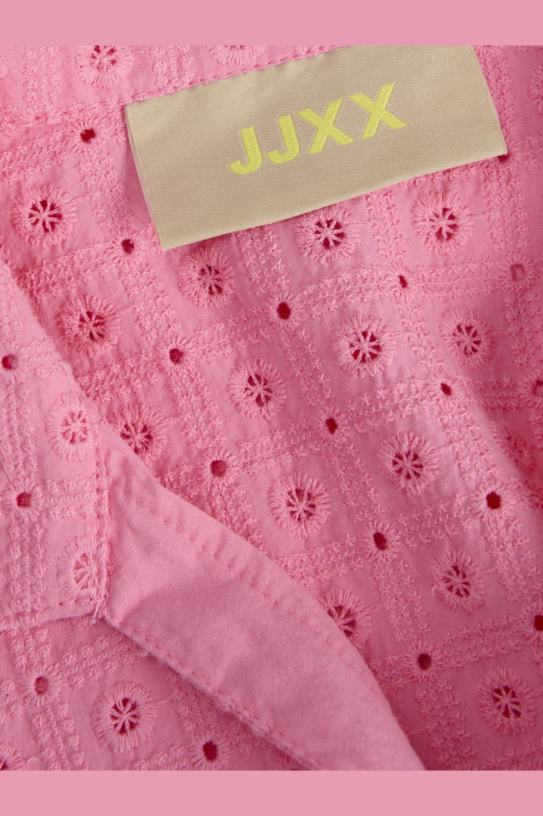 Jjxx - Jxselma Broderie Anglaise Zip Top - 4765358 Morning Glory