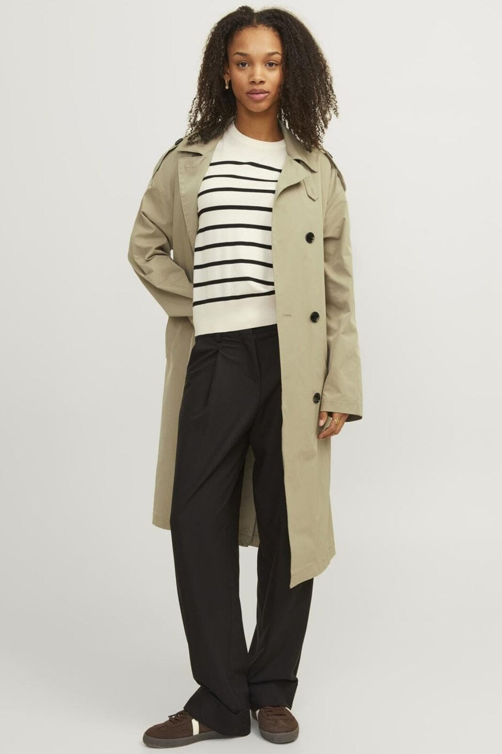 Jjxx - Jxsophi Trenchcoat - 4470970 Twill Frakker