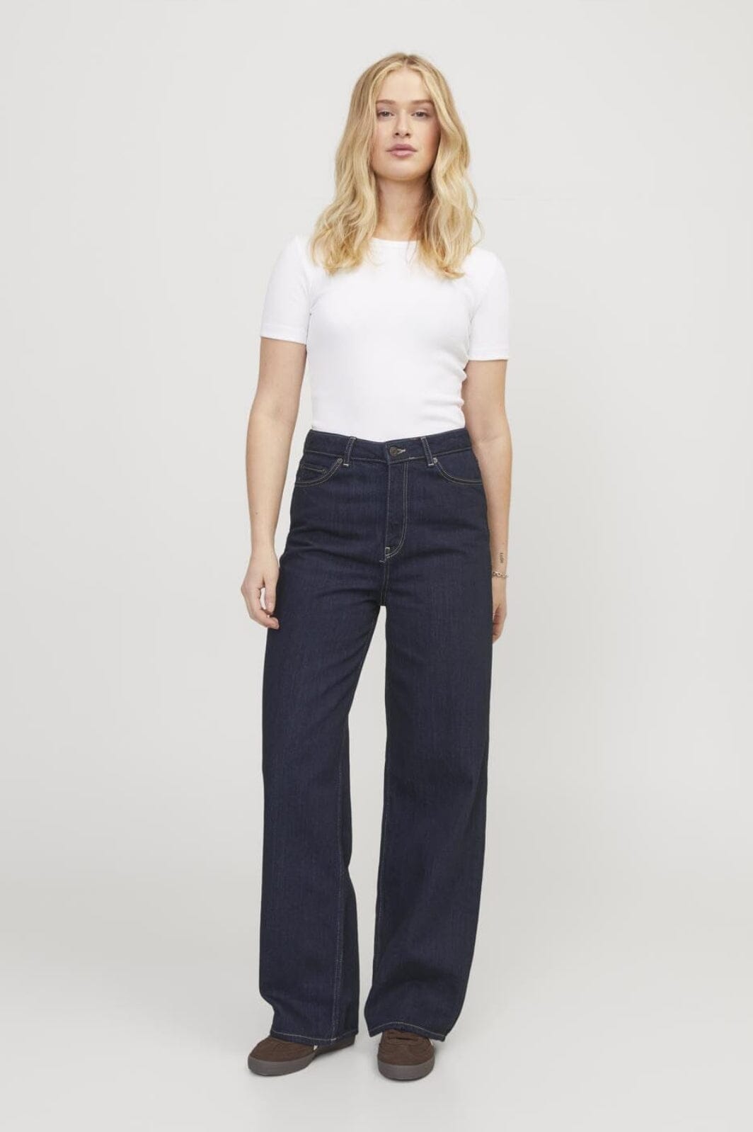 Jjxx - Jxtokyo Wide Cr6004 - 3814344 Dark Blue Denim Jeans