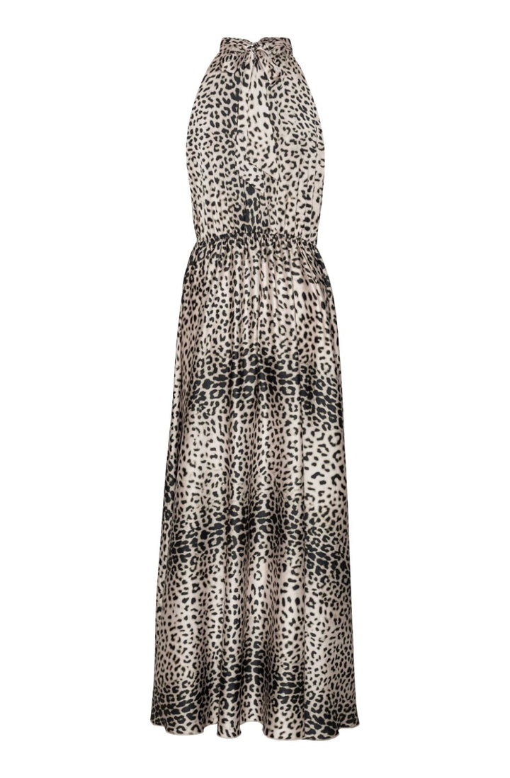 Karmamia - Ava Maxi Dress 2181 - Nude Leopard Kjoler